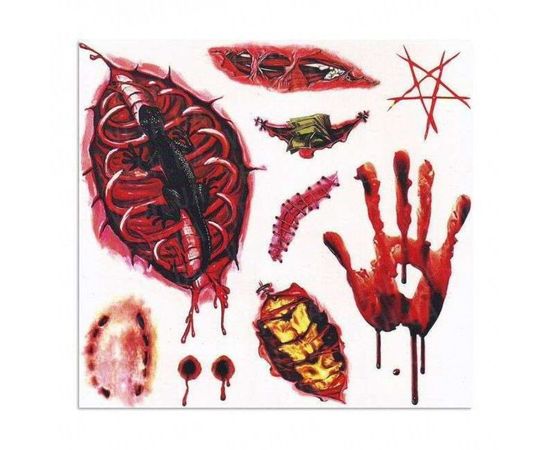 Товар распродан - Переводная тату Раны - Карнавальные аксессуары, фото 5