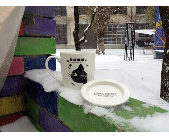 Товар распродан - Подарочный набор "Черный кот и стрекоза" (2 чашки, крышки, ложки) (Уценка) - Чашки, фото 2 Товар распродан - Подарочный набор "Черный кот и стрекоза" (2 чашки, крышки, ложки) (Уценка) - Чашки, фото 2