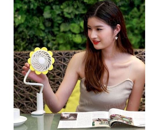 Товар распродан - Портативный вентилятор Подсолнух с прищепкой. Желтый - Вентиляторы, фото 3 Товар распродан - Портативный вентилятор Подсолнух с прищепкой. Желтый - Вентиляторы, фото 3