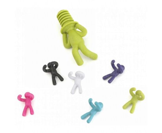 Товар распродан - Пробка для бутылки Человечек + маркеры на бокалы - Насадки на бутылку, фото 3