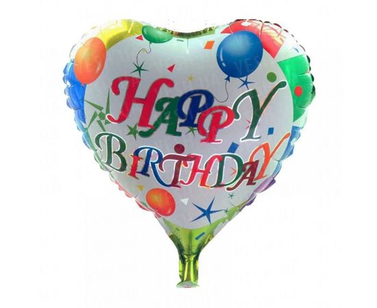 Товар распродан - Шарик (45см) Сердечко голубое - Шары воздушные, фото 3