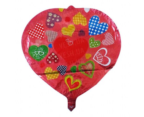Товар распродан - Шарик (45см) Сердечко голубое - Шары воздушные, фото 4