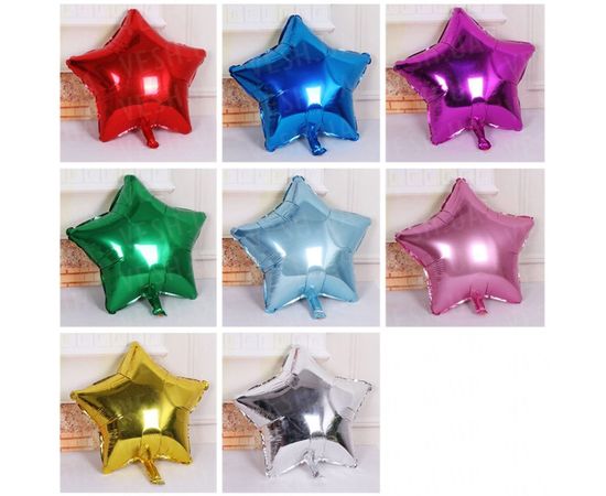 Товар распродан - Шарик (45см) Звезда розовая - Шары воздушные, фото 3