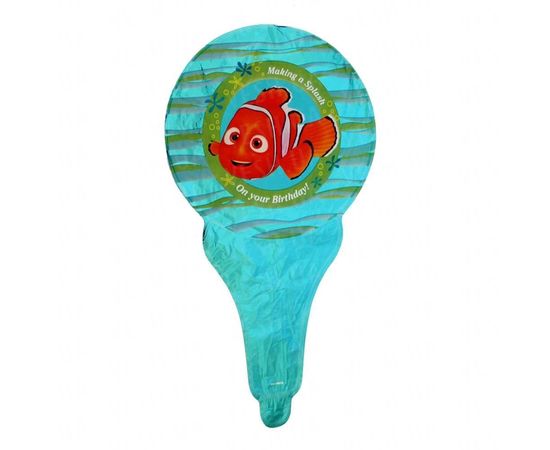 Товар распродан - Шарик с надувной ручкой Немо - Шары воздушные, фото 2