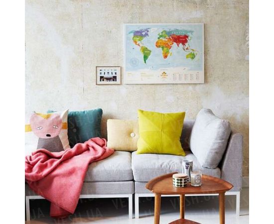 Товар распродан - Скретч карта мира Kids Animals - Скретч карты путешествий, фото 2