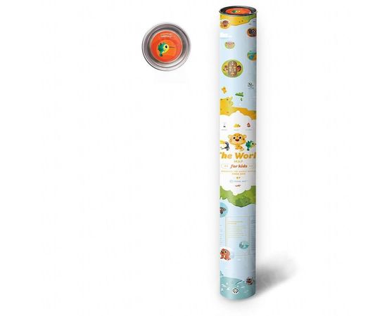 Товар распродан - Скретч карта мира Kids Animals - Скретч карты путешествий, фото 4