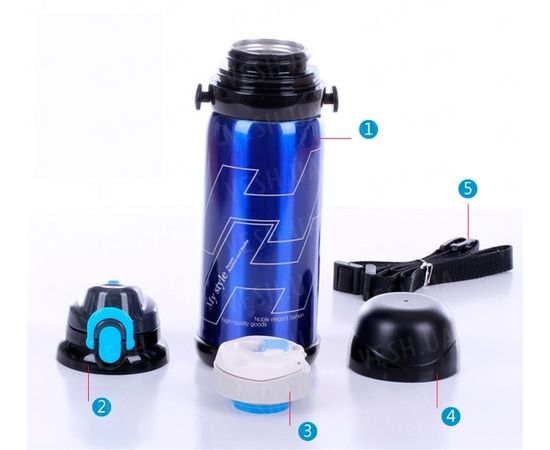 Товар распродан - Термос 800мл (2 крышки лето и зима, ремень). Красный - Термосы, фото 3 Товар распродан - Термос 800мл (2 крышки лето и зима, ремень). Красный - Термосы, фото 3