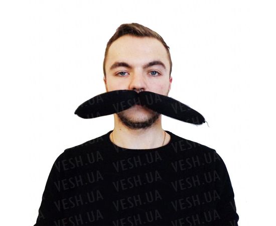 Товар распродан - Усы Казака с колечком - Карнавальные аксессуары, фото 2