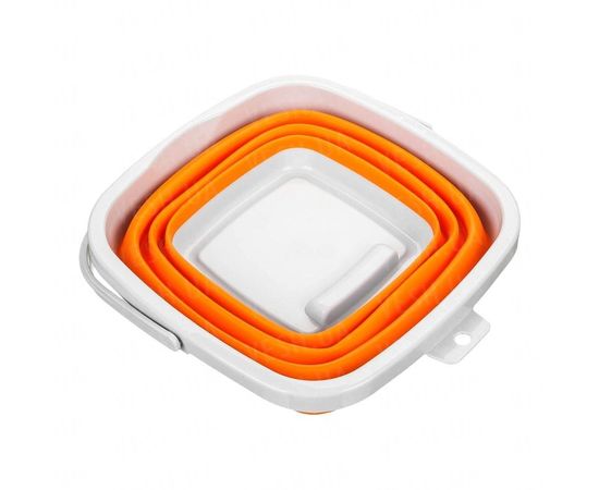 Товар распродан - Ведро складное оранжевое, квадратное 5 литров. - Ведра, фото 3