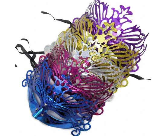 Товар распродан - Венецианская маска Изабелла серебро - Карнавальные маски, фото 2 Товар распродан - Венецианская маска Изабелла серебро - Карнавальные маски, фото 2