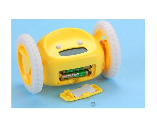 Товар распродан - Будильник на колесиках убегающий будильник - Настенные часы, фото 3