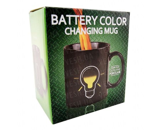 Товар распродан - Чашка хамелеон Лампочка - Чашки, фото 2