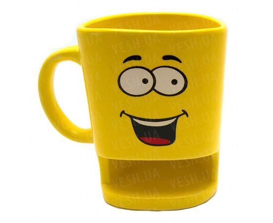 Товар распродан - Чашка с отделением для печенья смайл - Чашки, фото 3