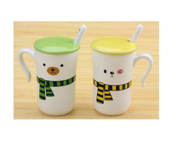 Товар распродан - Чашки Happy everyday с шарфиками, набор 2 шт.2 вида - Чашки, фото 3