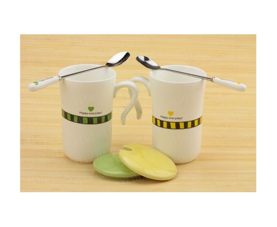 Товар распродан - Чашки Happy everyday с шарфиками, набор 2 шт.2 вида - Чашки, фото 4