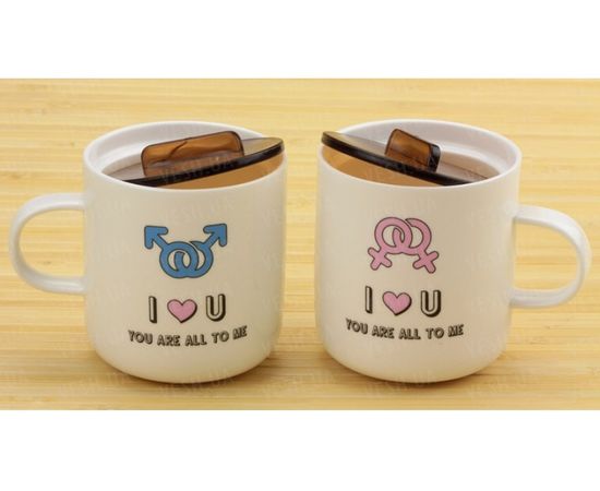Товар распродан - Чашки магниты любви, набор 2 шт.,4 вида - Чашки, фото 4