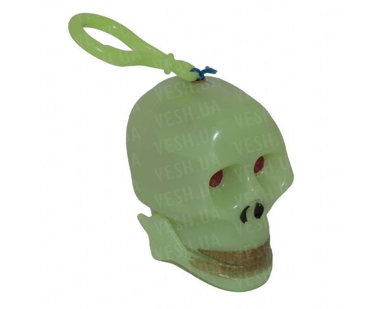 Товар распродан - Череп трещотка светонакопительный зеленый - Аксессуары для праздника, фото 2 Товар распродан - Череп трещотка светонакопительный зеленый - Аксессуары для праздника, фото 2