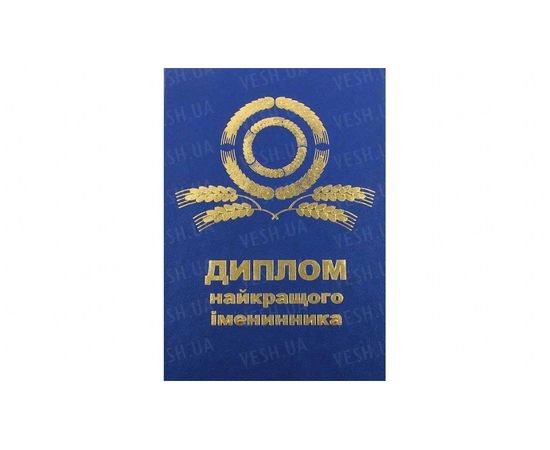 Товар распродан - Диплом Найкращого іменинника укр мова - Сувенирные значки награды, фото 2
