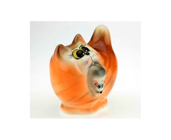 Товар распродан - Копилка кот с мышкой - Копилки, фото 2