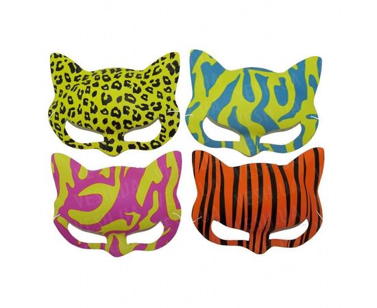 Товар распродан - Маска Кошки с принтом - Карнавальные маски, фото 2 Товар распродан - Маска Кошки с принтом - Карнавальные маски, фото 2