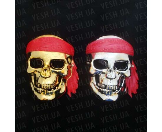 Товар распродан - Маска пластик Череп Пирата - Карнавальные маски, фото 2 Товар распродан - Маска пластик Череп Пирата - Карнавальные маски, фото 2