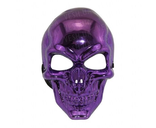 Товар распродан - Маска пластик Череп глянец - Карнавальные маски, фото 3