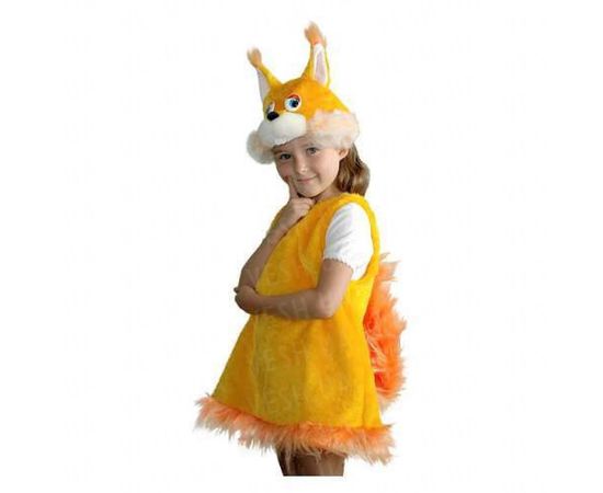 Товар распродан - Маскарадный костюм меховой Белка размер L - Карнавальные костюмы детские, фото 2