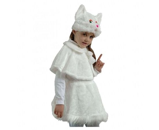 Товар распродан - Маскарадный костюм меховой Кошка размер S - Карнавальные костюмы детские, фото 2