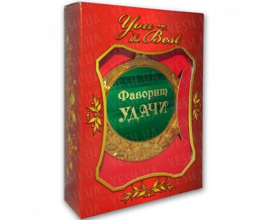 Товар распродан - Медаль подарочная ФАВОРИТ УДАЧИ - Сувенирные значки награды, фото 2