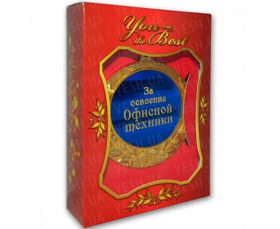 Товар распродан - Медаль подарочная ЗА ОСВОЕНИЕ ОФИСНОЙ ТЕХНИКИ - Сувенирные значки награды, фото 2