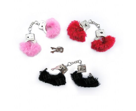 Товар распродан - Наручники на пальцы меховые - Эротические подарки, фото 3