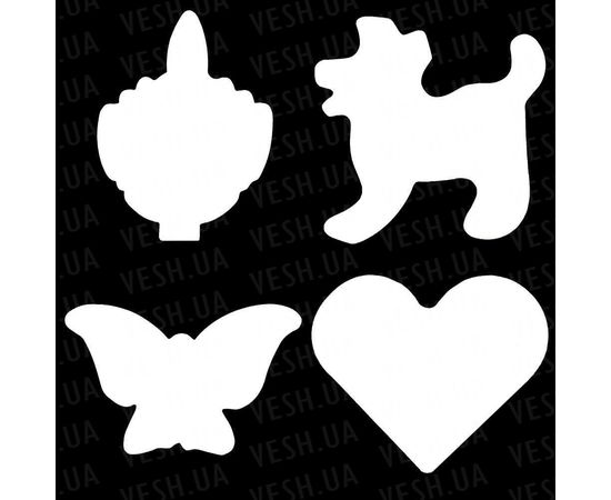 Товар распродан - Поле самоклейка для термомозаики Фигурное - Интерерные наклейки, фото 2