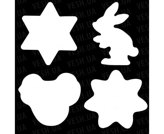Товар распродан - Поле самоклейка для термомозаики Фигурное - Интерерные наклейки, фото 3