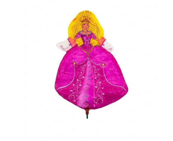 Товар распродан - Шарик с палочкой 40 см Принцесса - Шары воздушные, фото 2