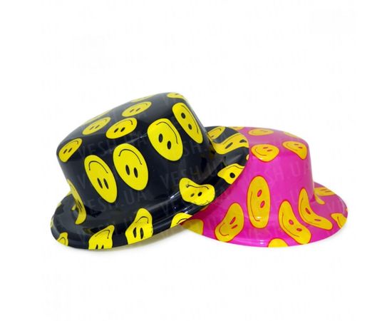 Товар распродан - Шляпа Цилиндр пластик с принтом - Карнавальные шляпы, фото 2