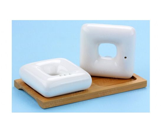 Товар распродан - Солонки с бамбук.подставкой квадраты - Наборы для специй, фото 2