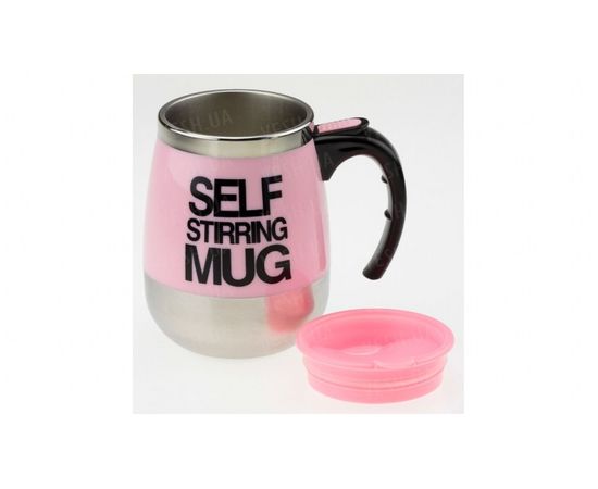 Товар распродан - Термокружка с миксером self stirring mug большая,4 цвета - Термосы и термокружки, фото 4