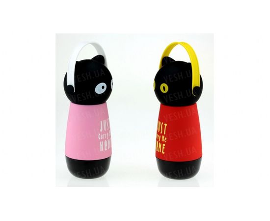 Товар распродан - Термос Кот в наушниках, 4 цвета - Термосы, фото 3