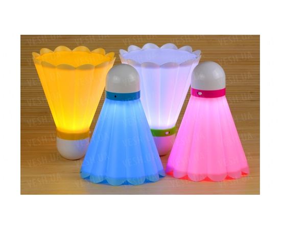 Товар распродан - Волан бадминтон светильник, 4 цвета - Настольные лампы, фото 2