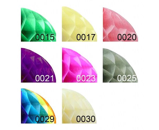 Товар распродан - Бумажный шар соты 20 см фиалковый 0004 - Новогодние игрушки и украшения, фото 2