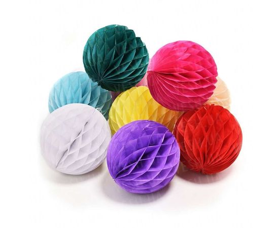 Товар распродан - Бумажный шар соты 30 см лазурный 0003 - Новогодние игрушки и украшения, фото 3 Товар распродан - Бумажный шар соты 30 см лазурный 0003 - Новогодние игрушки и украшения, фото 3