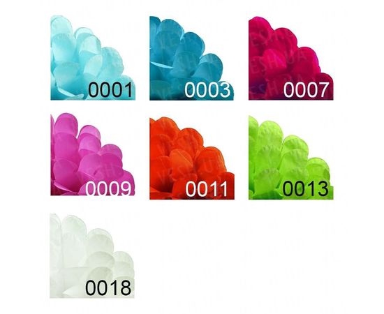 Товар распродан - Бумажный шар цветок 30 см оранжевый 0011 - Аксессуары для праздника, фото 2