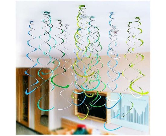 Товар распродан - Декор спиральки Денежный дождь уп. 6 шт - Аксессуары для праздника, фото 4 Товар распродан - Декор спиральки Денежный дождь уп. 6 шт - Аксессуары для праздника, фото 4