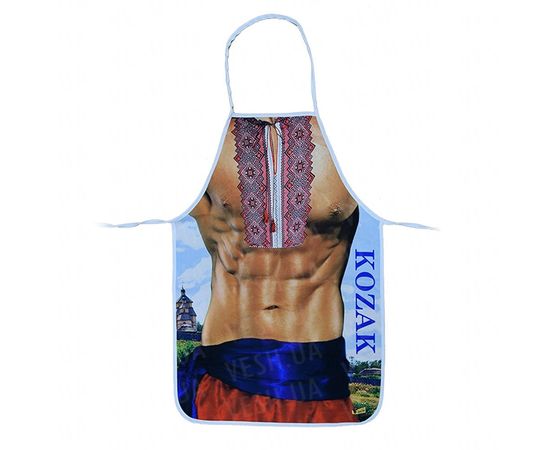 Товар распродан - Фартук прикольный Премиум Козак - Фартуки передники, фото 2