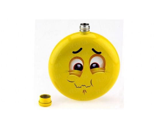 Товар распродан - Фляга SMILE смайлик, 6 видов - Фляги, фото 2 Товар распродан - Фляга SMILE смайлик, 6 видов - Фляги, фото 2