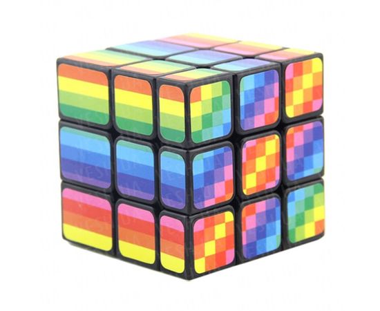 Товар распродан - Кубик Рубика 3х3х3 Радужный - Развивающие игрушки, фото 4