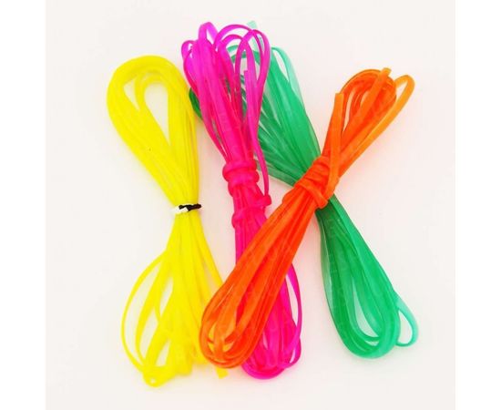Товар распродан - Ленты для плетения силиконовые однотонные уп. 4 шт - Канцтовары для детского творчества, фото 2