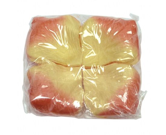 Товар распродан - Лепестки роз уп. 120шт кораллово-желтые - Сушеные цветы растения, фото 5