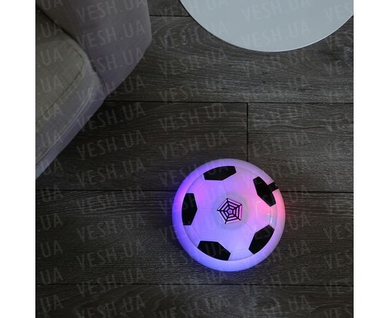 Товар распродан - Летающий футбольный мяч HoverBall 18см черный - Оригинальные подарки, фото 2