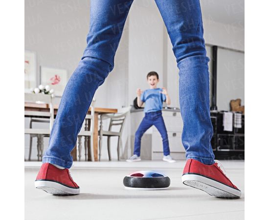 Товар распродан - Летающий футбольный мяч HoverBall 18см черный - Оригинальные подарки, фото 5